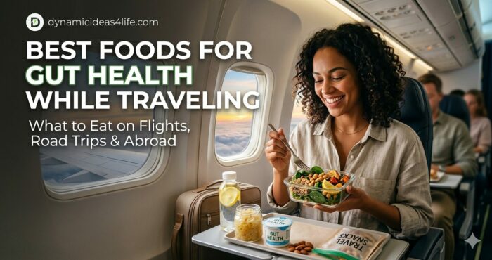 Best Foods for Gut Health While Traveling (What to Eat on Flights, Road Trips & Abroad)
