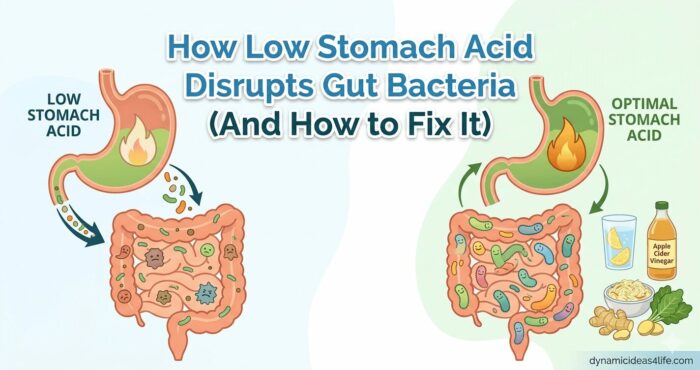 How Low Stomach Acid Disrupts Gut Bacteria (And How to Fix It)