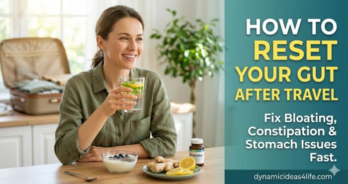 How To Reset Your Gut After Travel (Fix Bloating, Constipation & Stomach Issues Fast)