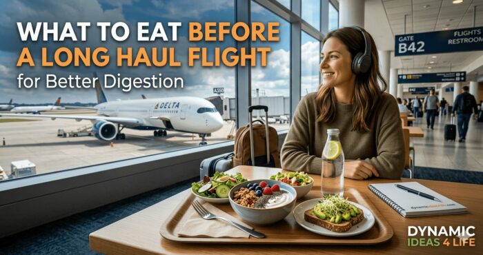 what to eat before a long haul flight to support digestion