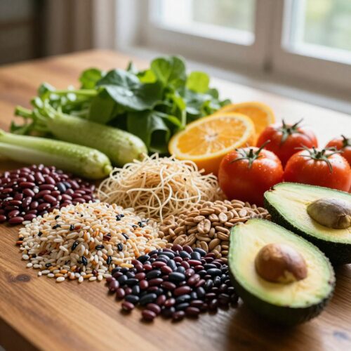 fiber rich whole foods