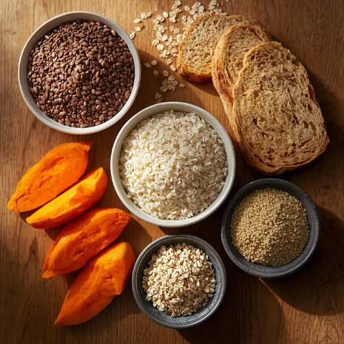 complex carbohydrates for sustained energy before a long flight