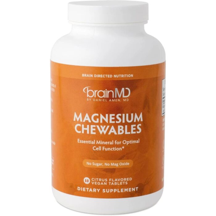 BrainMD Smart Magnesium Chewables Single Bottle