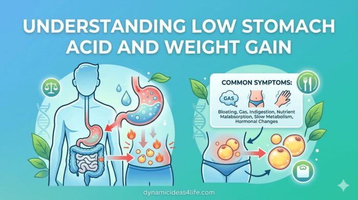 Understand Low Stomach Acid and Weight gain